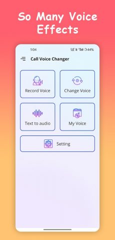 Call Voice Changer — скриншот 4