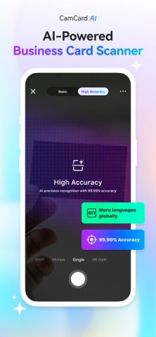 CamCard AI Business Assistant для iOS — скриншот 1