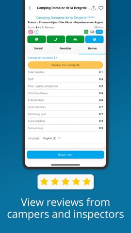 CampingCard ACSI для Android — скриншот 5