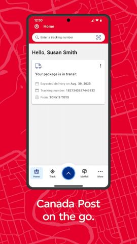 Canada Post для Android — скриншот 1