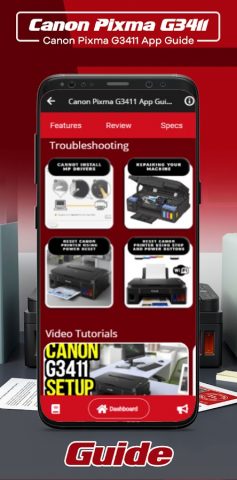 Canon Pixma G3411 App Guide для Android — скриншот 1