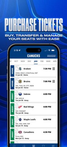 Canucks для iOS — скриншот 3