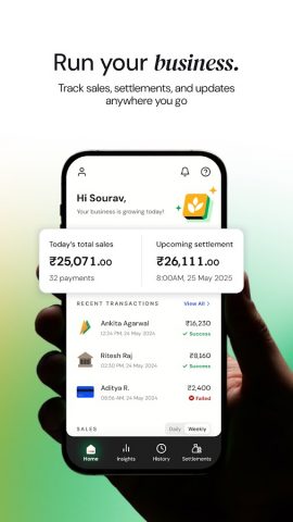 Cashfree Payments Business App для Android — скриншот 1