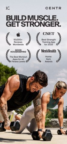 Centr: Strength & Fitness App для iOS — скриншот 1