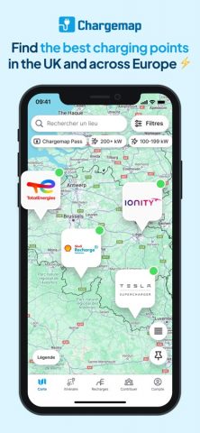 Chargemap — Charging stations для iOS — скриншот 1