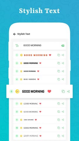 Chat Style for WhatsApp :Fonts для Android — скриншот 2