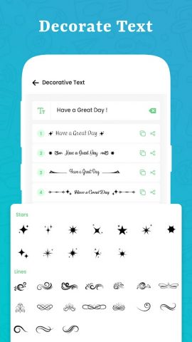 Chat Style for WhatsApp :Fonts для Android — скриншот 3