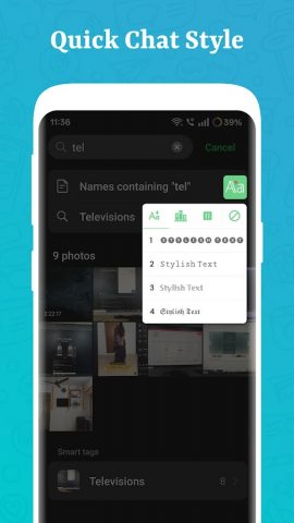 Chat Style for WhatsApp :Fonts для Android — скриншот 5