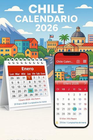Chile Calendario 2026 для Android — скриншот 2