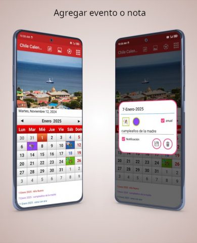 Chile Calendario 2026 для Android — скриншот 5