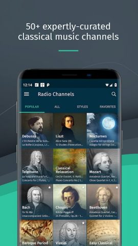 Classical Music Radio для Android — скриншот 1
