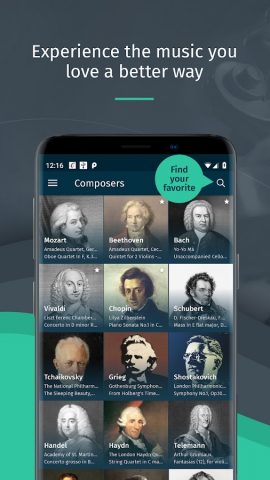 Classical Music Radio для Android — скриншот 4