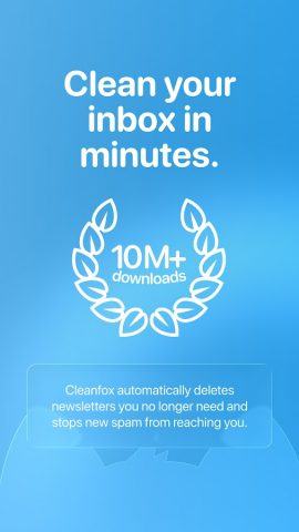 Cleanfox: Spam & Email Cleaner для Android — скриншот 1