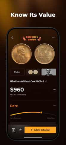 CoinSnap: Coin Identifier для iOS — скриншот 2