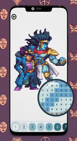 Color By Number Jojo для Android — скриншот 4