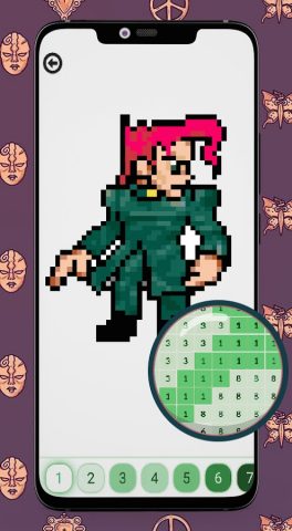 Color By Number Jojo для Android — скриншот 5