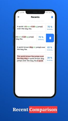 Compare Text: Text difference для Android — скриншот 4