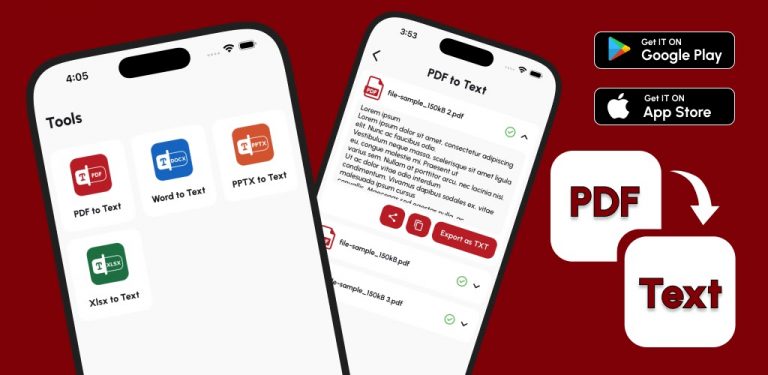 Convert PDF to TXT text для Android — скриншот 1