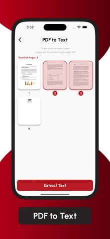 Convert PDF to TXT text для Android — скриншот 3