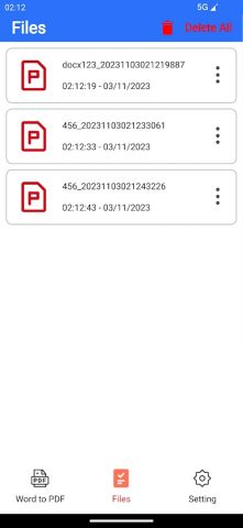 Convert word Doc into a PDF для Android — скриншот 1