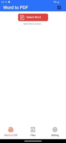 Convert word Doc into a PDF для Android — скриншот 2