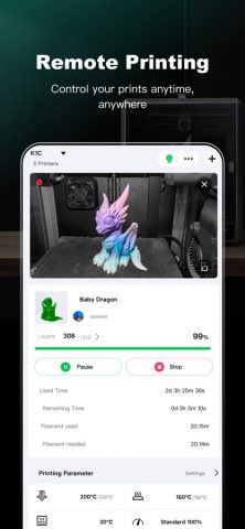 Creality Cloud — 3D Printing для iOS — скриншот 4