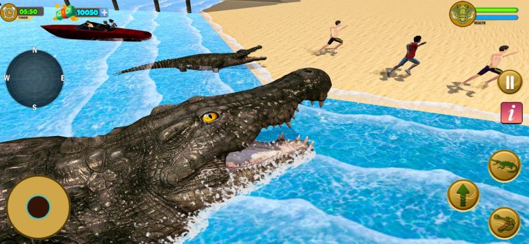 Crocodile Attack Wild Sim Game для iOS — скриншот 5