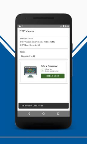 DBF Visor для Android — скриншот 3