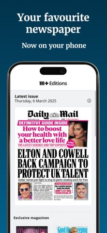 Daily Mail Newspaper для iOS — скриншот 1