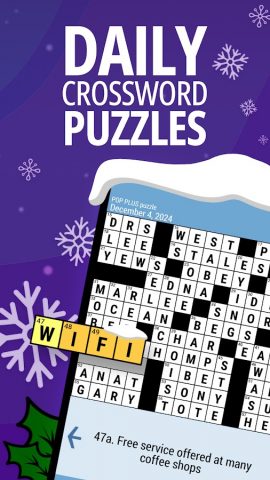 Daily POP Crossword Puzzles для Android — скриншот 1