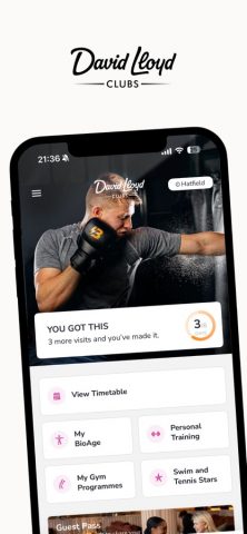 David Lloyd Clubs для iOS — скриншот 1