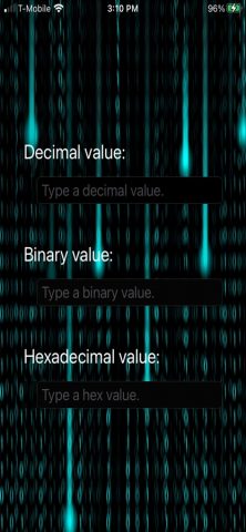 Decimal-Binary-Hex Converter для iOS — скриншот 4
