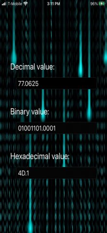 Decimal-Binary-Hex Converter для iOS — скриншот 5