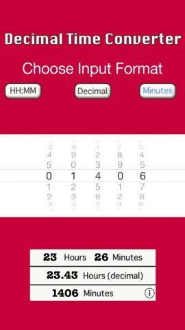 Decimal Time Converter для iOS — скриншот 3