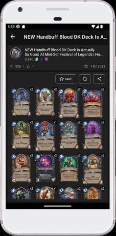Decks for HS для Android — скриншот 2