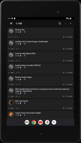 Decks for HS для Android — скриншот 5