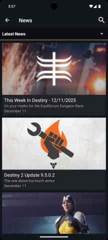 Destiny 2 Companion для Android — скриншот 5