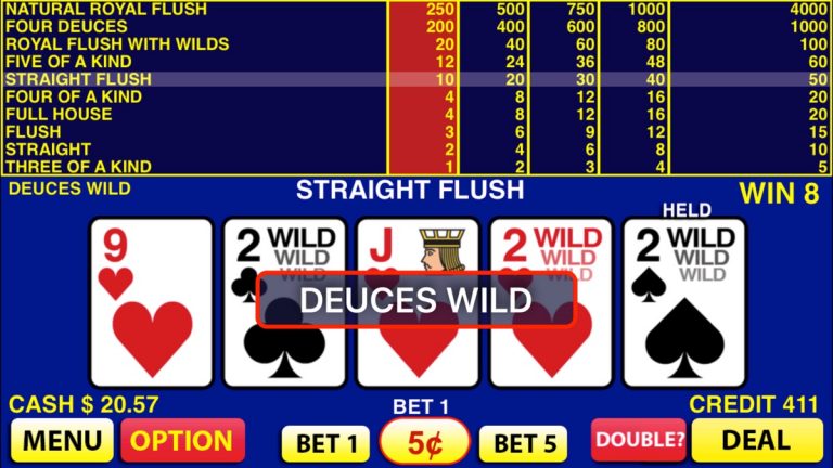 Deuces Wild Video Poker для iOS — скриншот 1