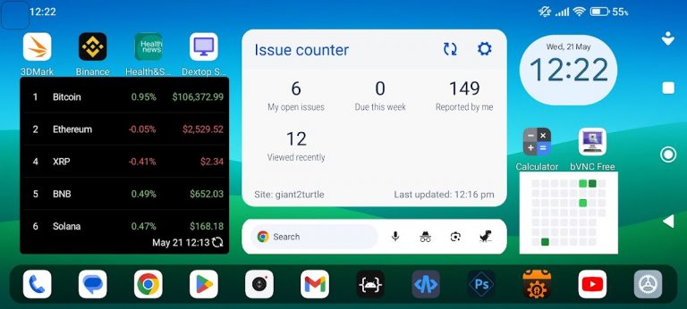 Dextop — режим рабочего стола для Android — скриншот 5