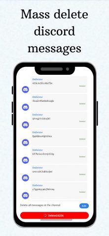 DisDeleter :Delete discord dms для Android — скриншот 1