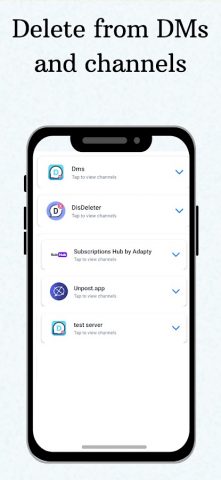 DisDeleter :Delete discord dms для Android — скриншот 2