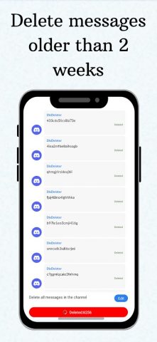 DisDeleter :Delete discord dms для Android — скриншот 3