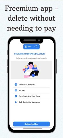 DisDeleter :Delete discord dms для Android — скриншот 5