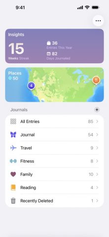 Дневник для iOS — скриншот 2