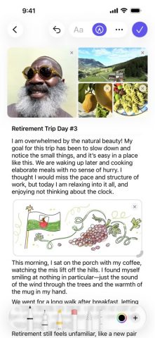 Дневник для iOS — скриншот 5