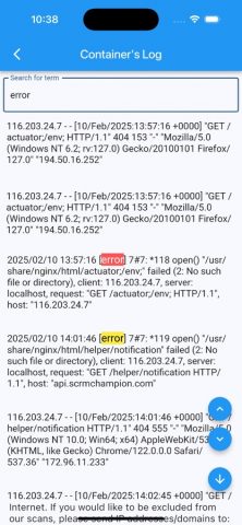 Docker Management для iOS — скриншот 3