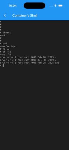 Docker Management для iOS — скриншот 4