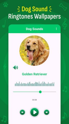 Dog Sound Ringtones Wallpapers для Android — скриншот 1
