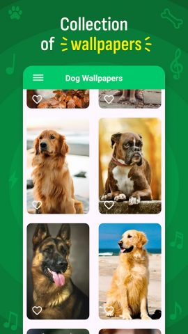 Dog Sound Ringtones Wallpapers для Android — скриншот 4