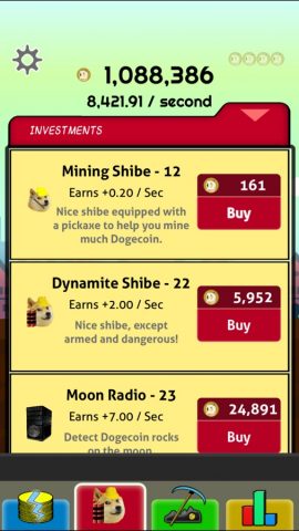 Doge Miner — Doge Coin Clicker — скриншот 5